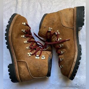 Dexter  vintage Brown leather hiking boots Suede with Dark Browngorpcore